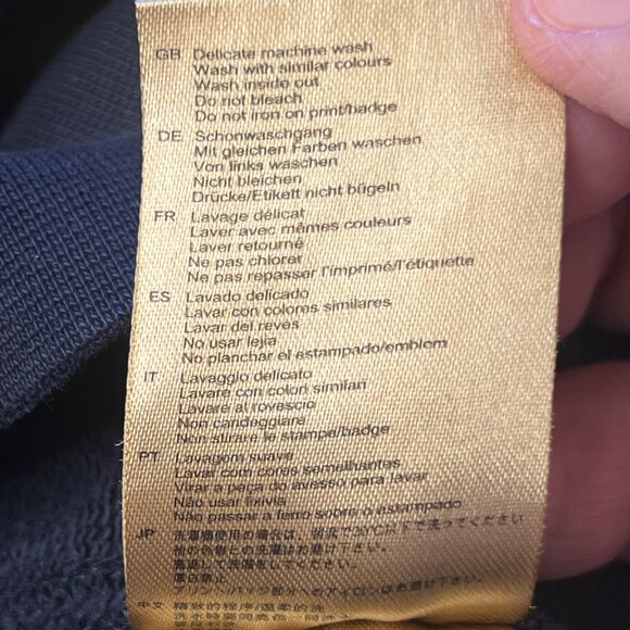 Scotch & Soda Medium "Twelve O'Clock Hotdog" Sweatshirt Blue Long Sleeve Crew - Picture 15 of 16